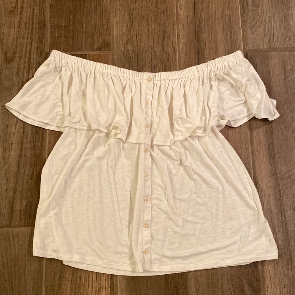 American Eagle Outfitters Off shoulder Shirt